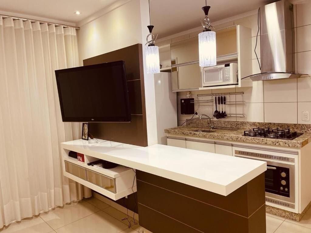 2 Qts.| 4 Hosp. | Ao Lado Do Goiania Shopping Apartman Kültér fotó
